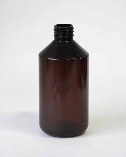 Envase de Plástico 400 ml Ámbar